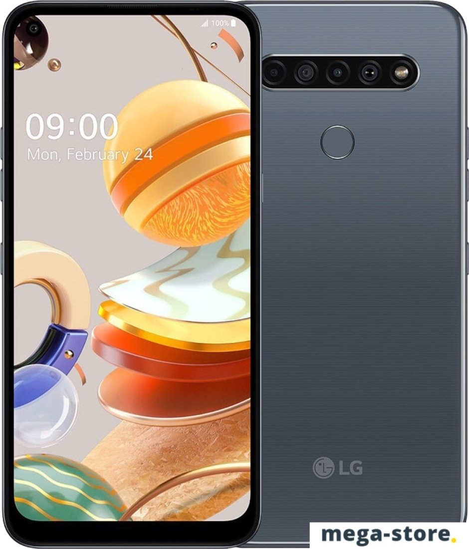 Смартфон LG K61 Dual SIM 4GB/128GB (титан)