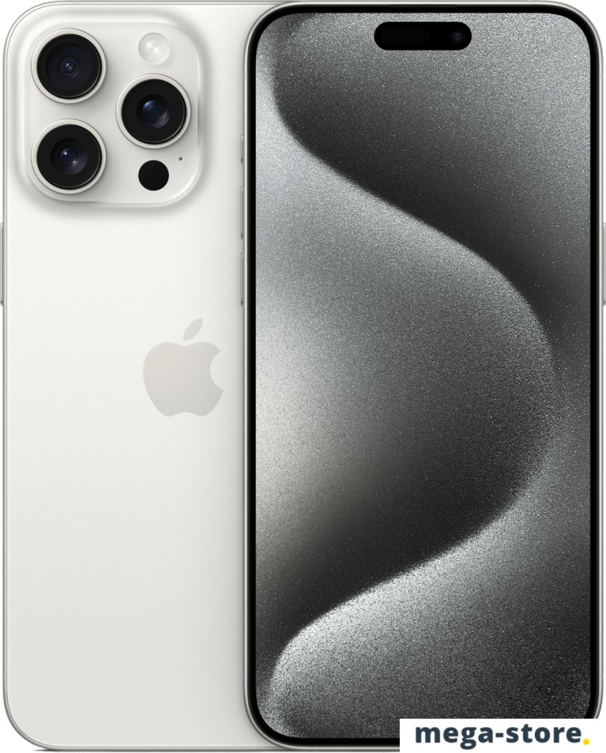 Смартфон Apple iPhone 15 Pro Max 512GB (белый титан)