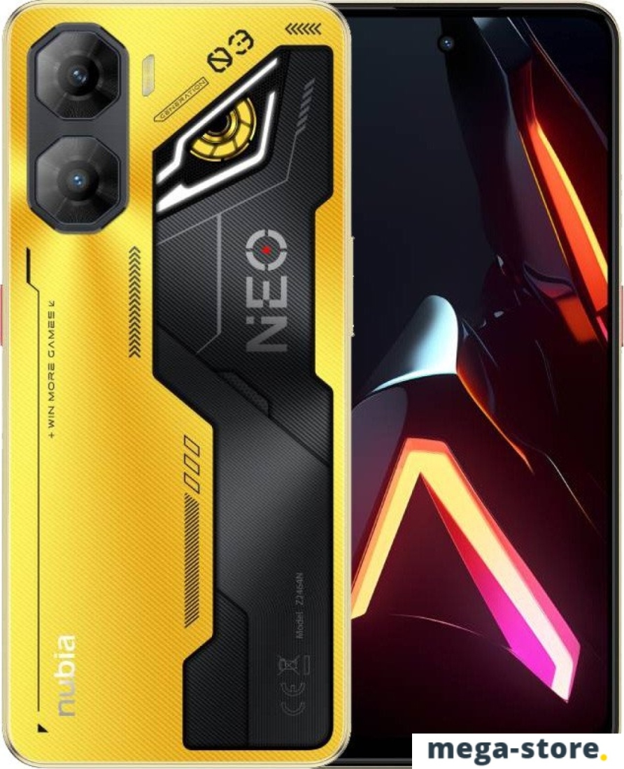 Телефон Nubia Neo 3 8GB/256GB международная версия (желтый)