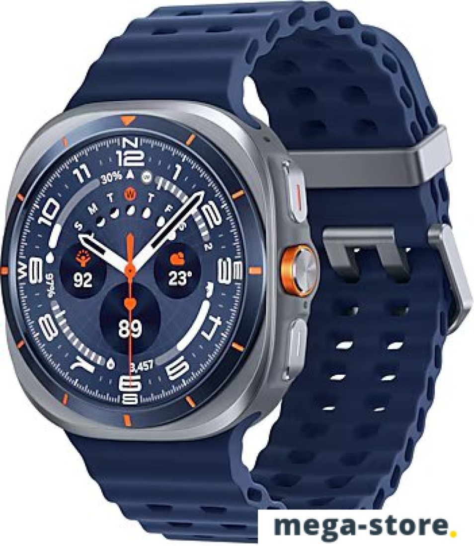 Умные часы Samsung Galaxy Watch Ultra 2025 47 мм LTE (синий титан)