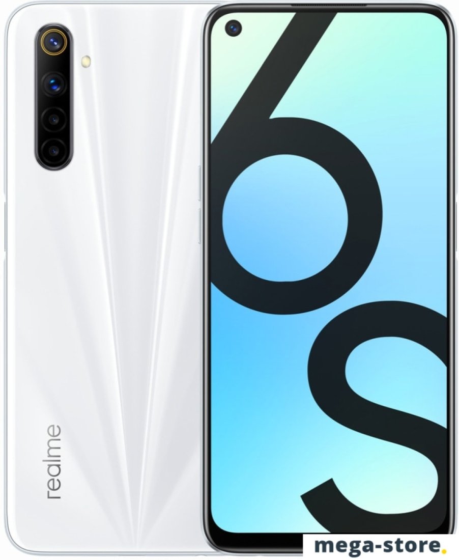 Смартфон Realme 6S 4GB/64GB международная версия (белый)