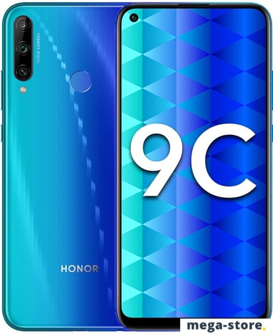 Смартфон HONOR 9C AKA-L29 4GB/64GB (ярко-голубой)