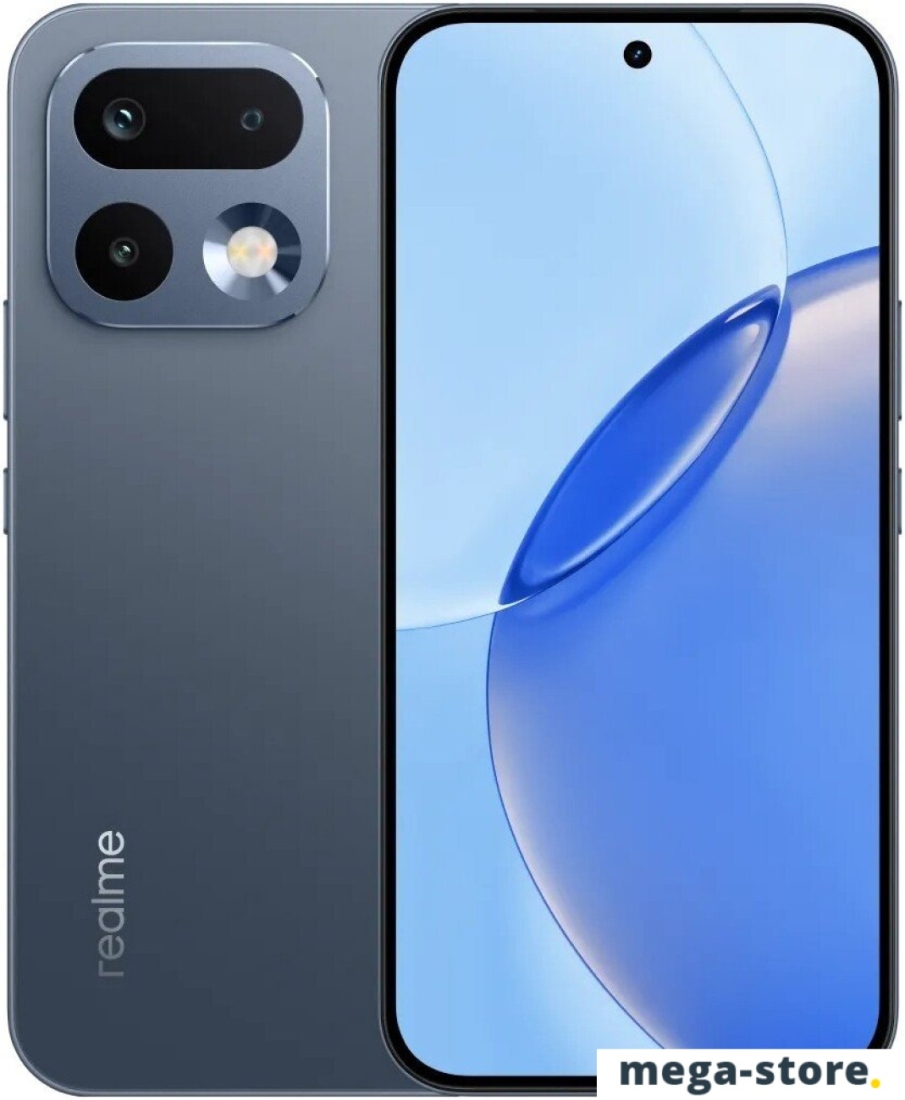Телефон Realme 16 Pro 5G 8GB/256GB индийская версия (темно-серый)