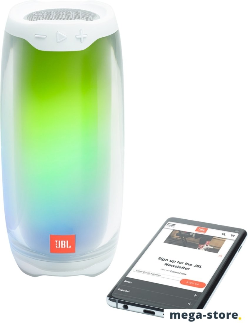 Беспроводная колонка JBL Pulse 4 (белый)