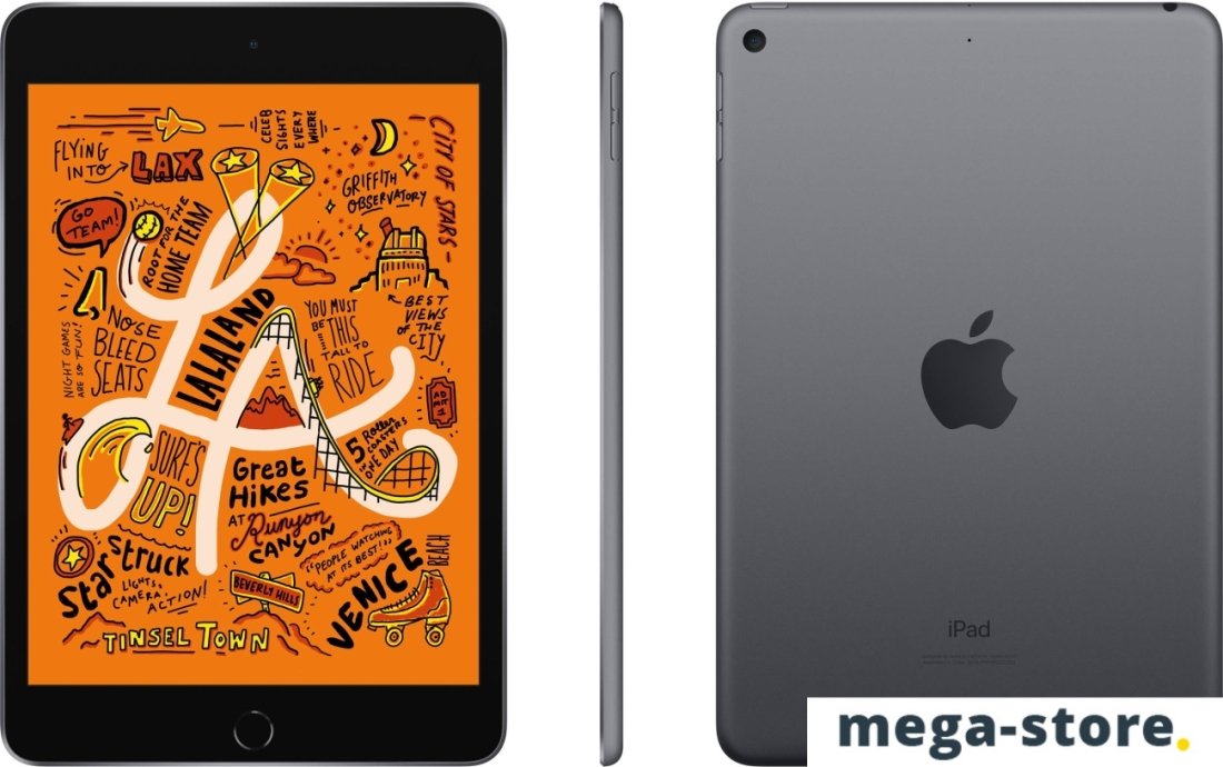Планшет Apple iPad mini 2019 64GB MUQW2 (серый космос)