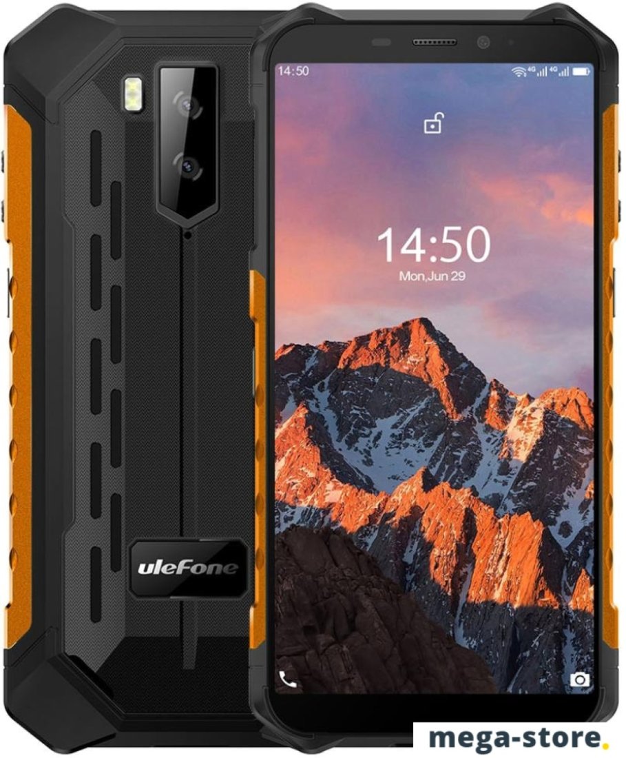 Смартфон Ulefone Armor X5 Pro (оранжевый)