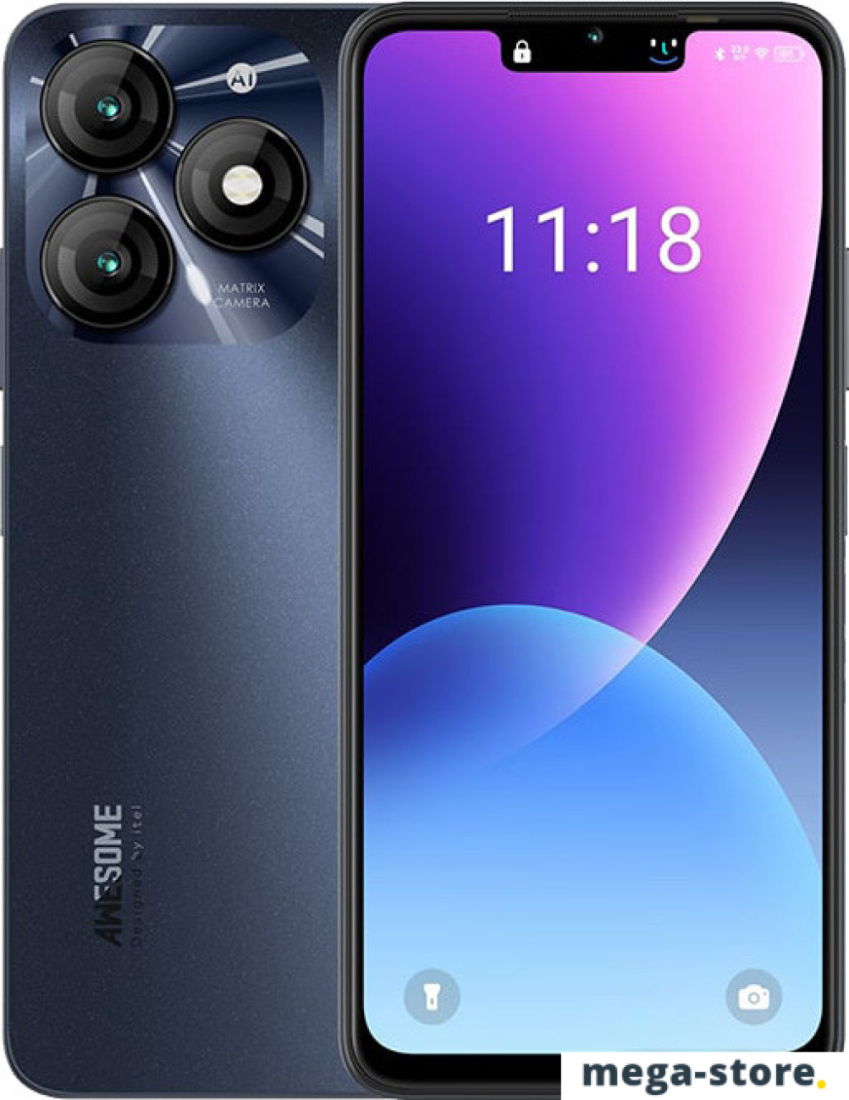 Смартфон Itel A70 4GB/256GB (черный)