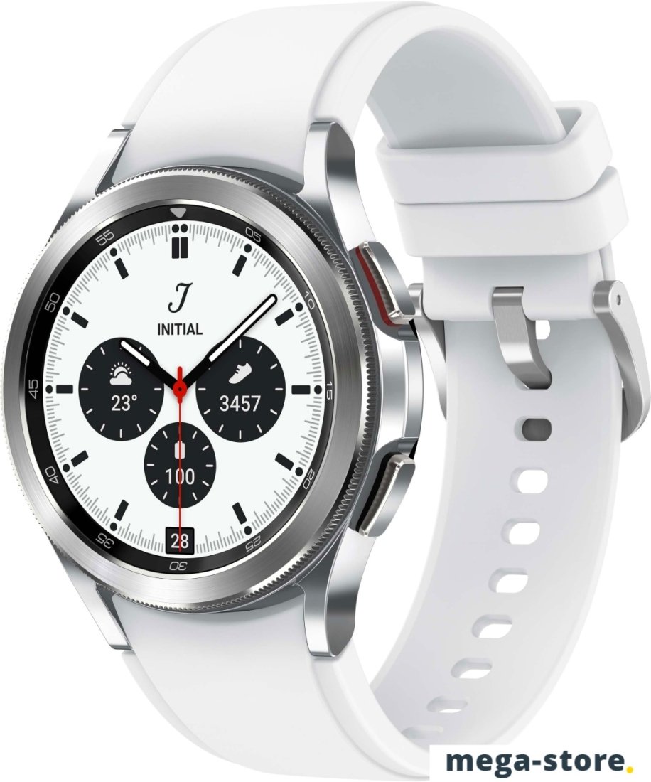 Умные часы Samsung Galaxy Watch4 Classic 42 мм LTE (серебро)