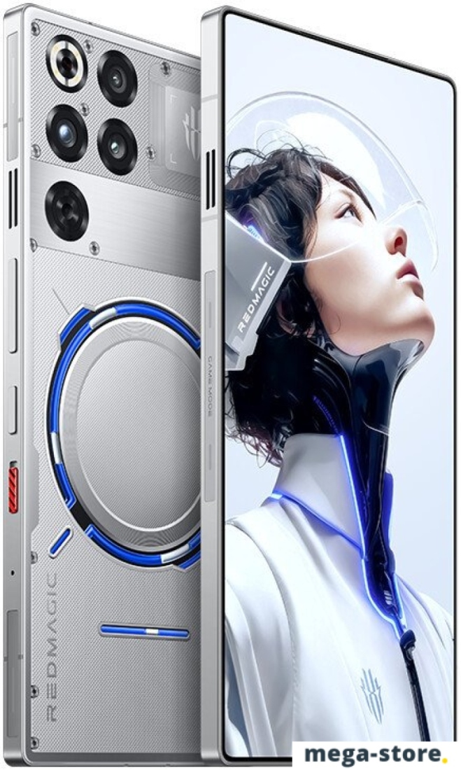 Телефон Nubia RedMagic 11 Pro 12GB/256GB международная версия (серебристый прозрачный)