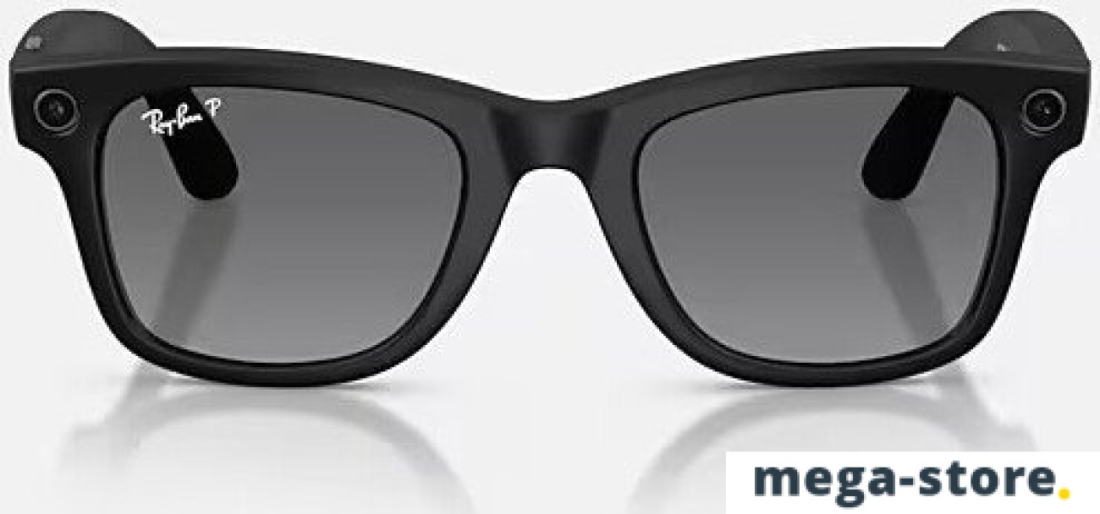Умные очки Ray-Ban Meta Wayfarer Gen 2 RW4012 (large, черный матовый/графитовый)
