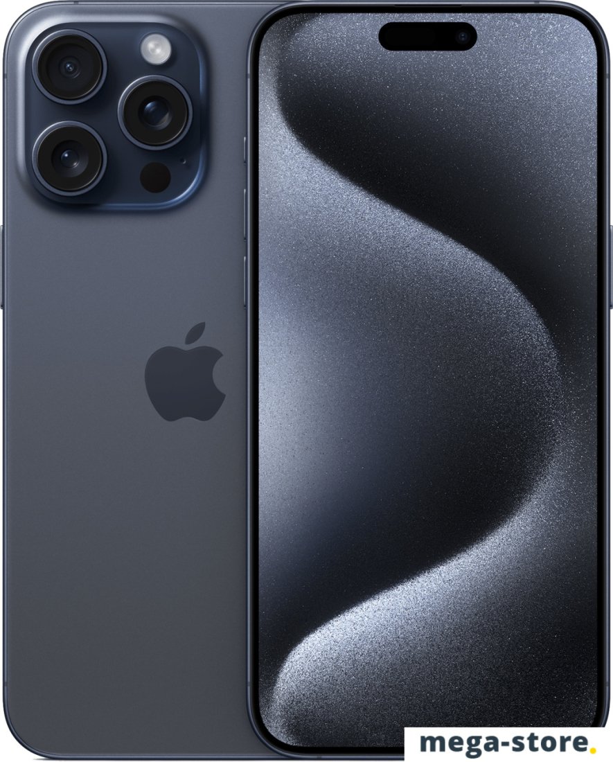 Смартфон Apple iPhone 15 Pro Max Dual SIM 1TB (синий титан)