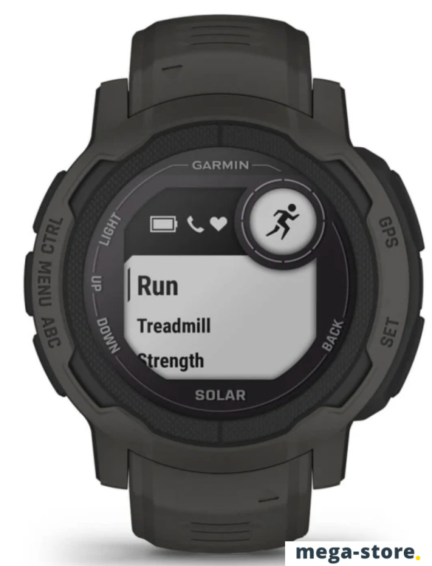 Умные часы Garmin Instinct 2 Solar (черный)