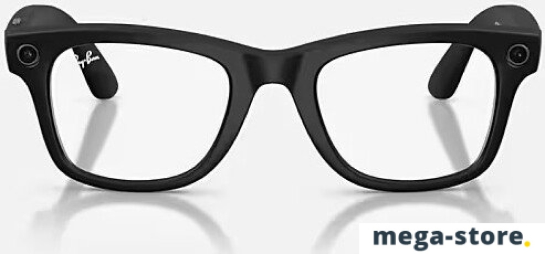 Умные очки Ray-Ban Meta Wayfarer Gen 2 RW4012 (large, черный матовый/прозрачный)