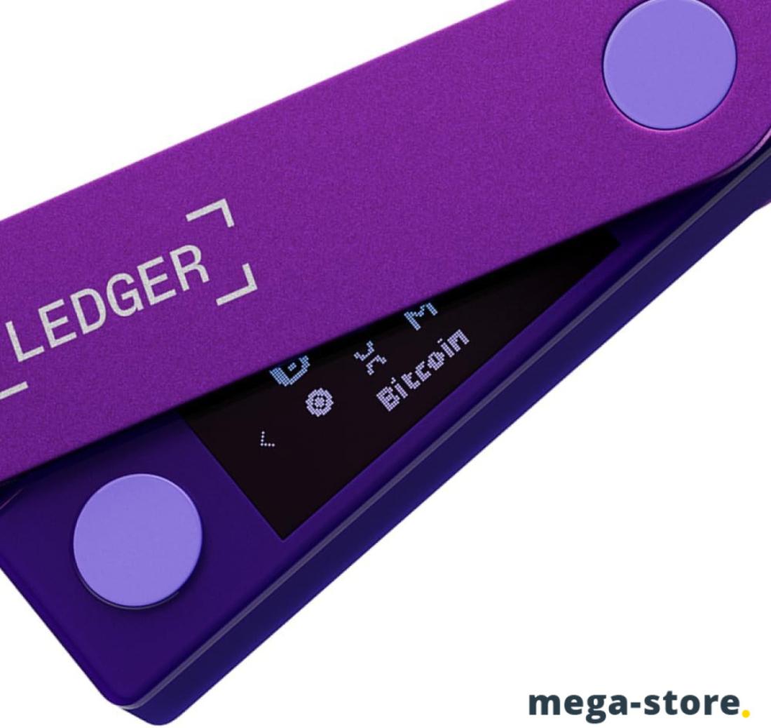 Аппаратный криптокошелек Ledger Nano X (фиолетовый аметист)