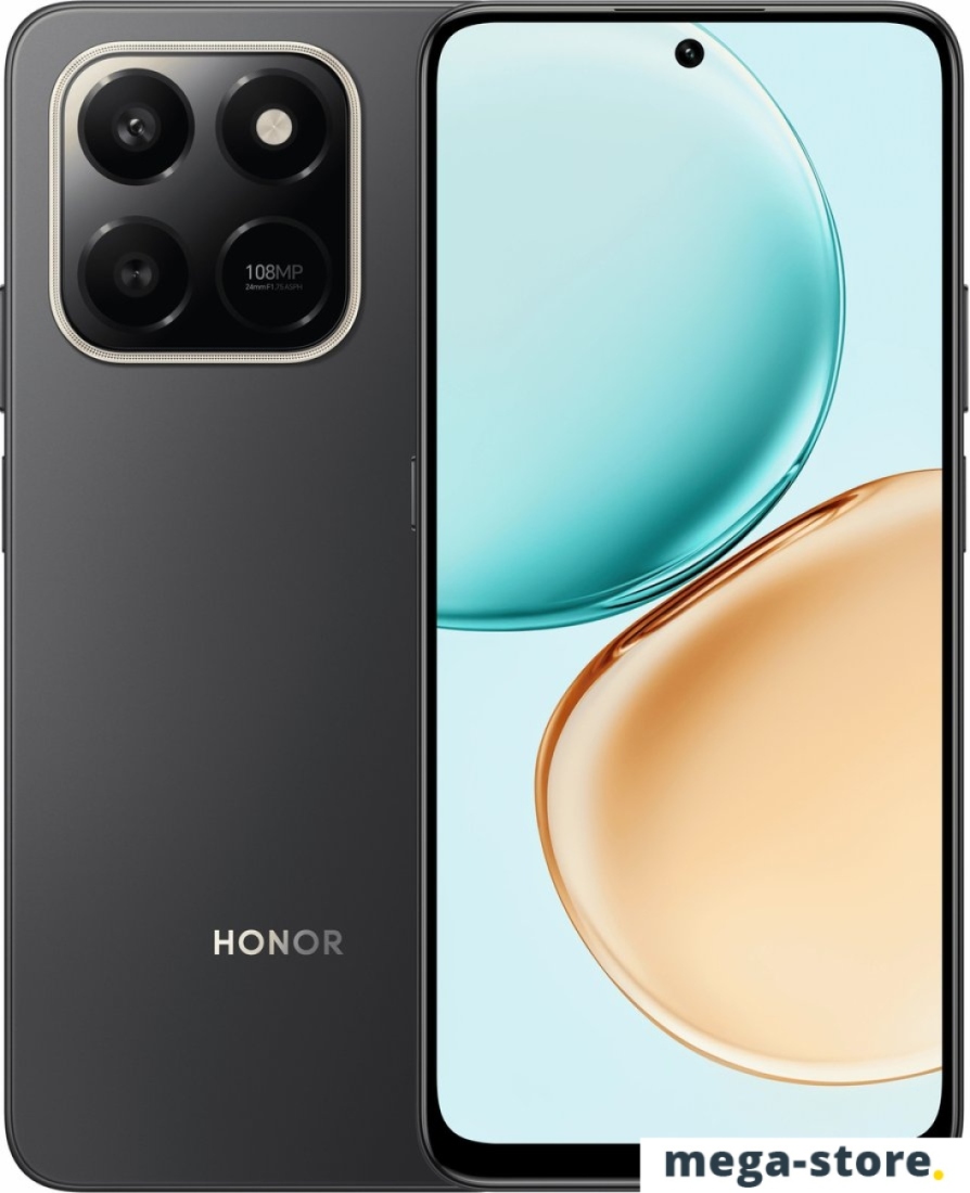 Телефон HONOR X7d LGN-LX1 6GB/128GB международная версия (вельветовый черный)