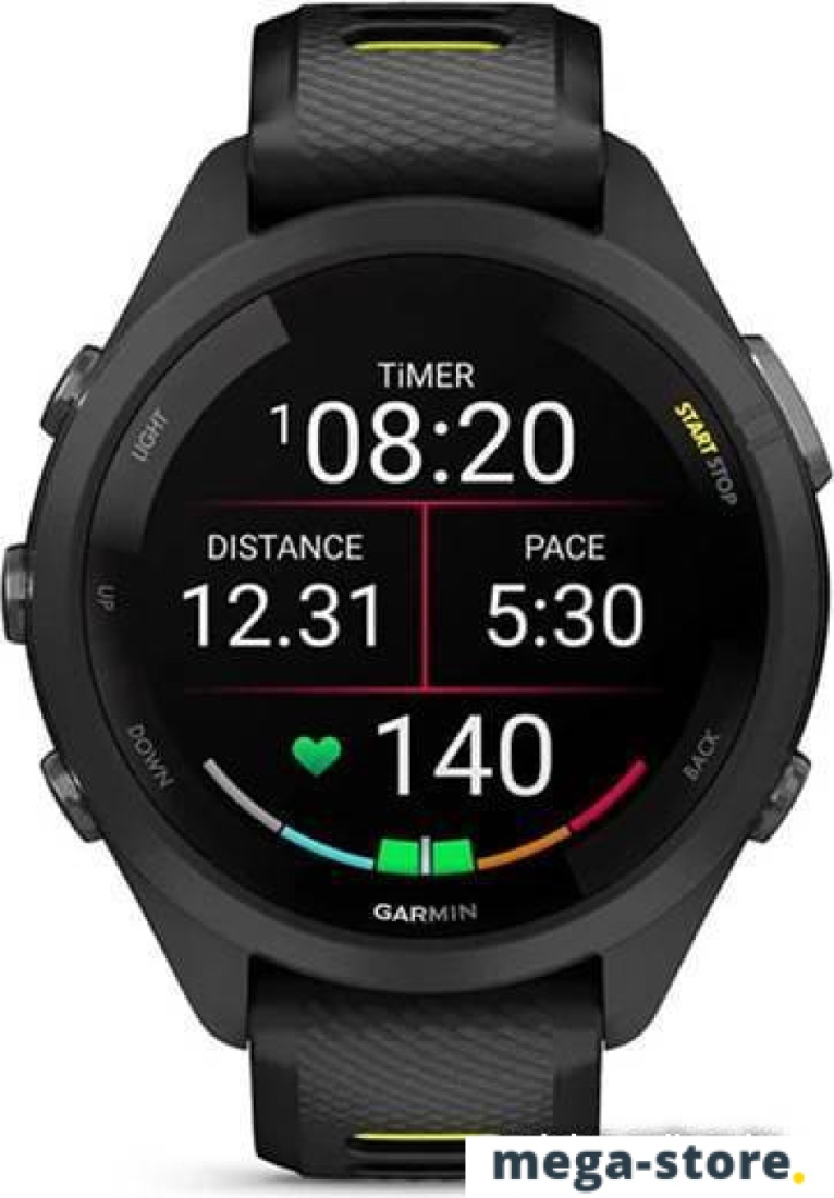 Умные часы Garmin Forerunner 265S 42 мм (черный/желтый)