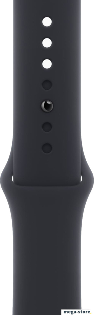 Умные часы Apple Watch Series 9 45 мм (алюминиевый корпус, полуночный/полуночный, спортивный силиконовый ремешок M/L)