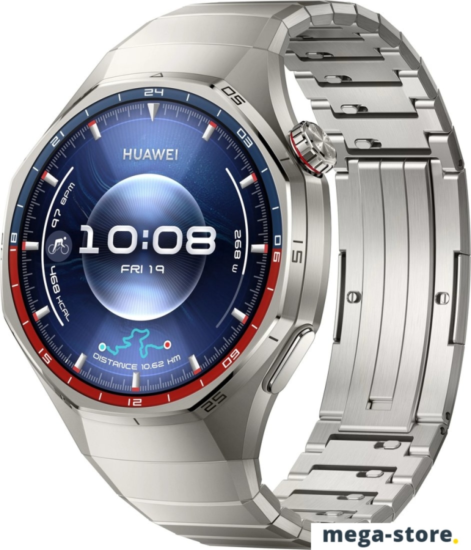 Умные часы Huawei Watch GT 6 Pro 46 мм (серебристый, с серебристым браслетом, международная версия)