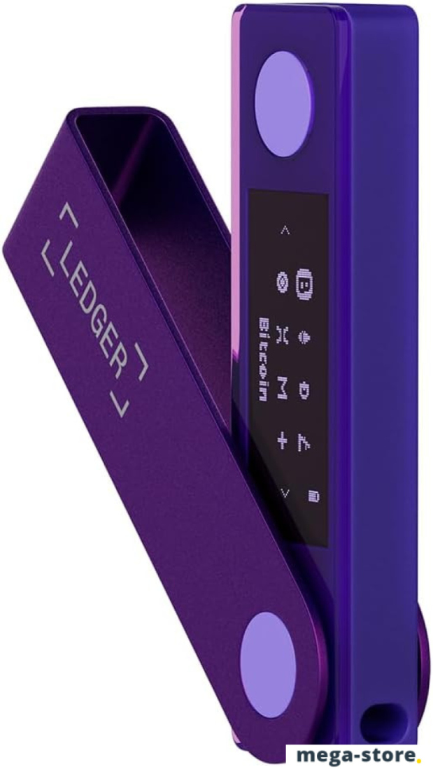 Аппаратный криптокошелек Ledger Nano X (фиолетовый аметист)