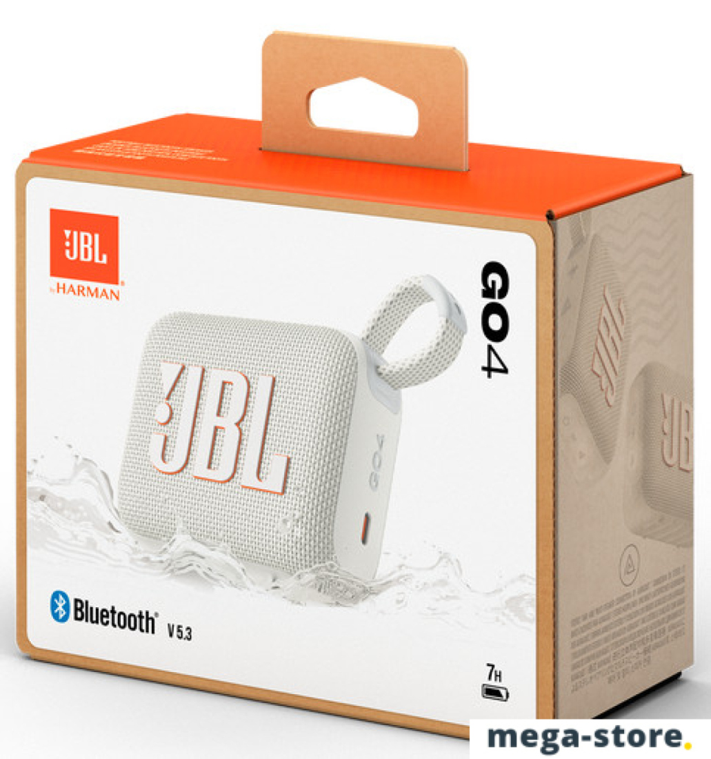 Беспроводная колонка JBL Go 4 (белый)