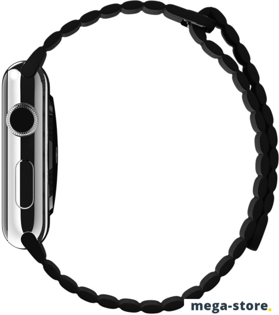 Умные часы Apple Watch 42mm Stainless Steel with Black Loop (L) [MJYP2]