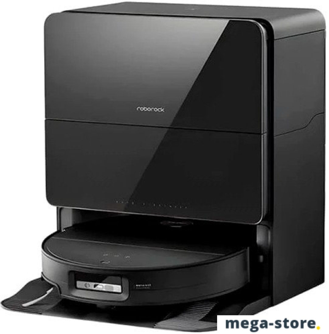 Робот-пылесос Roborock Robotic Vacuum Cleaner+Empty Wash Fill Dock S9 MaxV Ultra S90VER S9MVU52-02 (с русской озвучкой, черный)