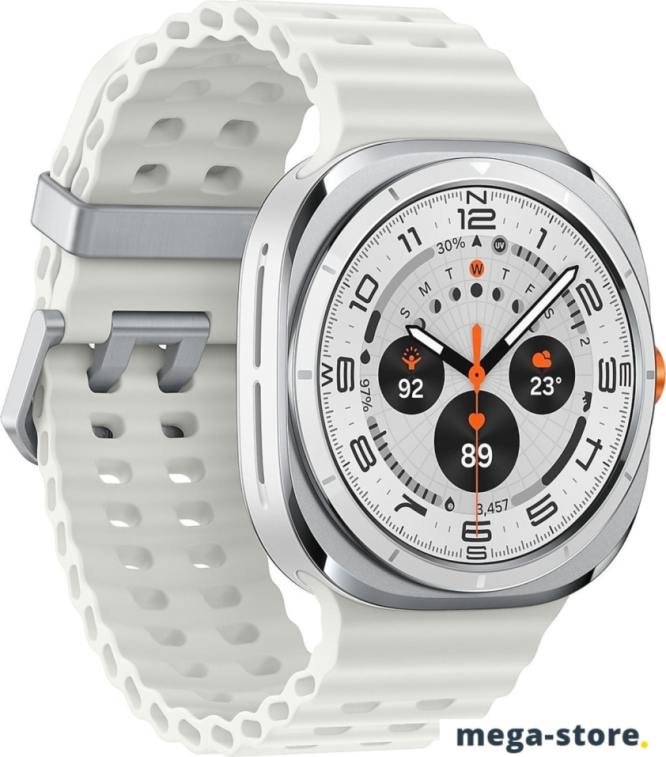 Умные часы Samsung Galaxy Watch Ultra 2025 47 мм LTE (белый титан)