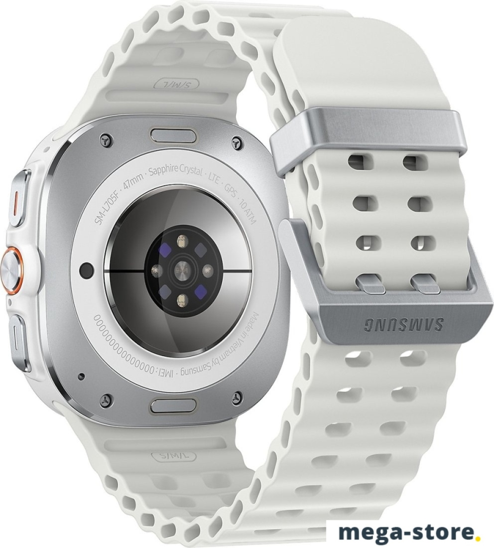 Умные часы Samsung Galaxy Watch Ultra 2025 47 мм LTE (белый титан)