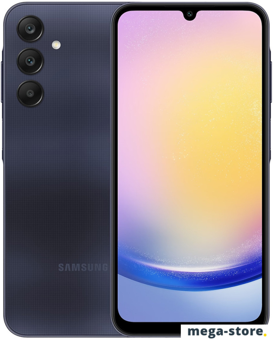 Смартфон Samsung Galaxy A25 8GB/128GB (темно-синий, без Samsung Pay)