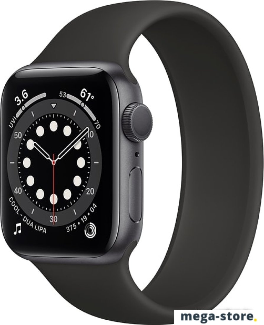 Умные часы Apple Watch Series 6 40 мм (алюминий серый космос/черный)