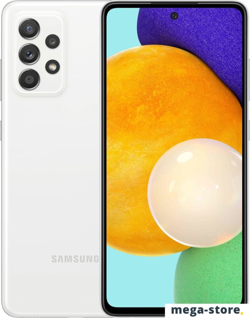 Смартфон Samsung Galaxy A52 SM-A525F/DS 8GB/128GB (белый)