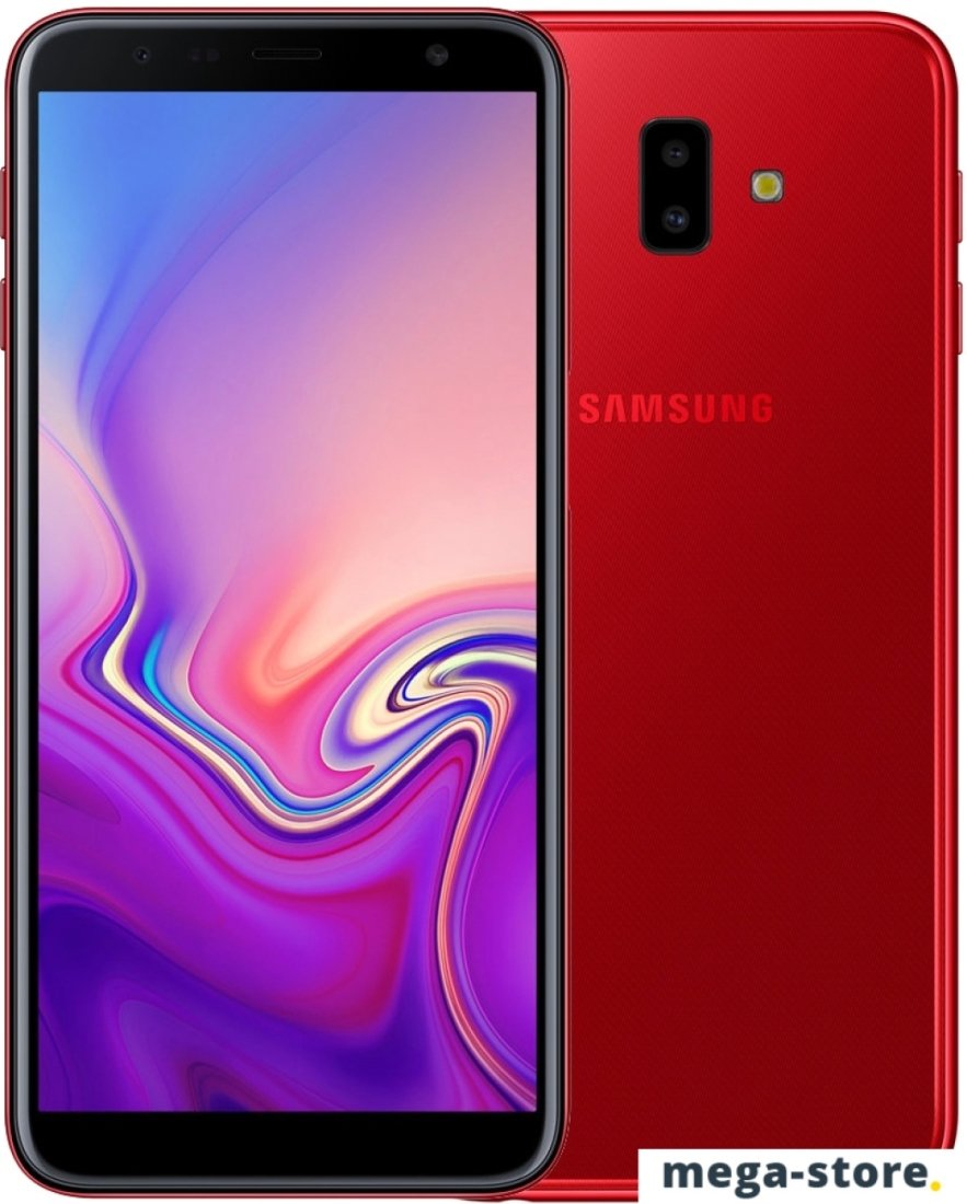 Смартфон Samsung Galaxy J6+ 3GB/32GB (красный)