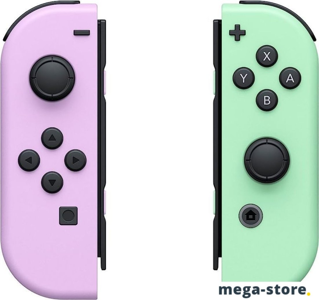 Геймпад Nintendo Joy-Con (пастельный фиолетовый/пастельный зеленый)