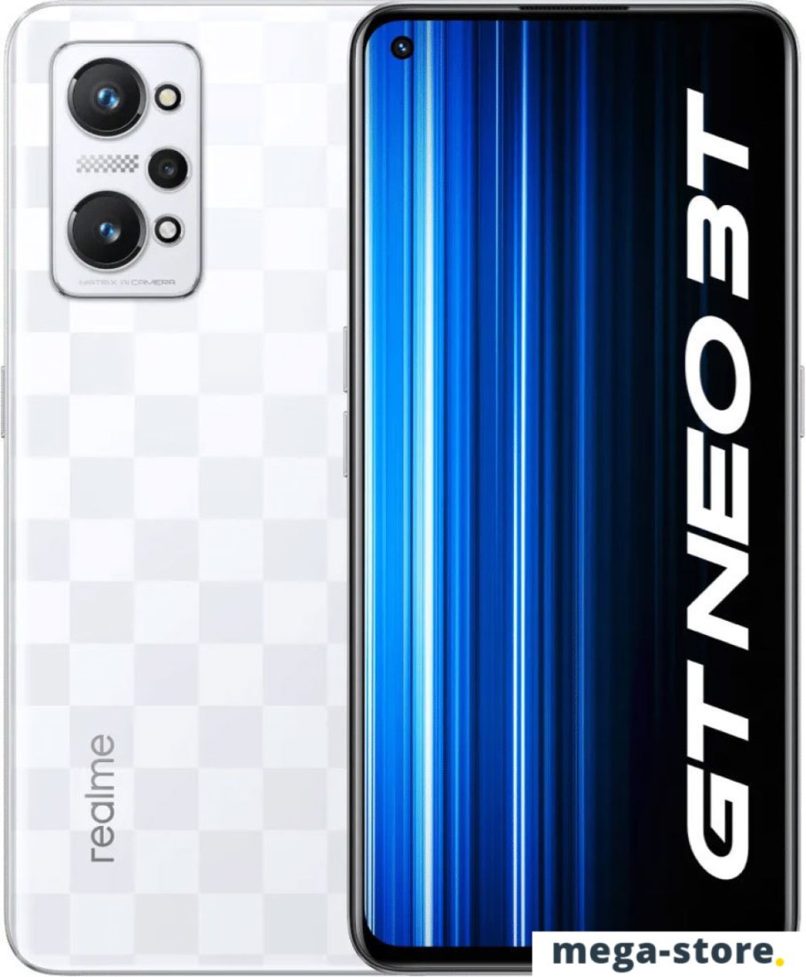 Смартфон Realme GT Neo 3T 80W 8GB/128GB индийская версия (белый)