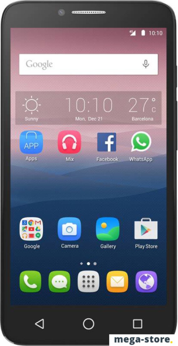 Смартфон Alcatel One Touch POP 3 Black Leather [5054D]