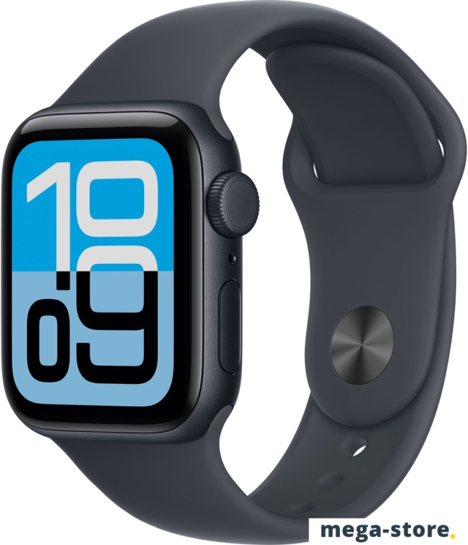 Умные часы Apple Watch SE 3 LTE 40 мм (алюминиевый корпус, полуночный/полуночный, спортивный силиконовый ремешок S/M)