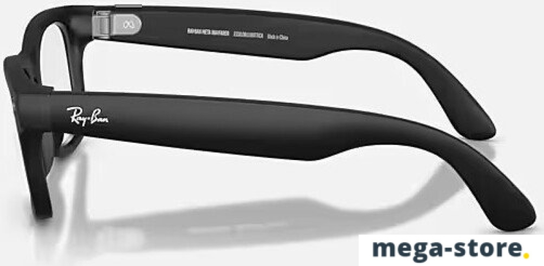 Умные очки Ray-Ban Meta Wayfarer Gen 2 RW4012 (large, черный матовый/прозрачный)