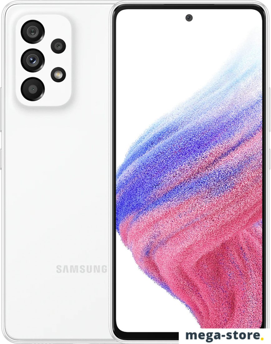 Смартфон Samsung Galaxy A53 5G SM-A536B/DS 8GB/256GB (белый)