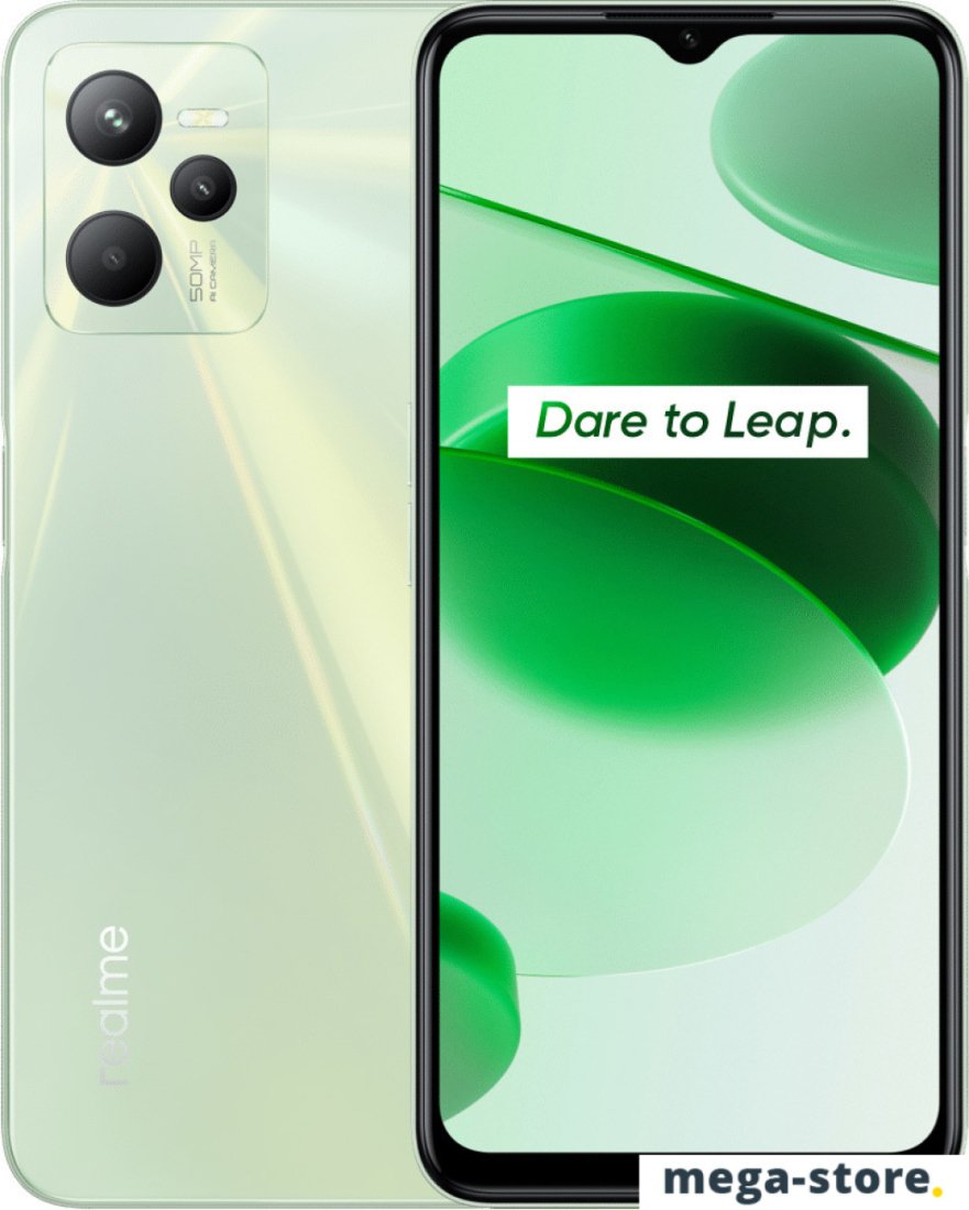 Смартфон Realme C35 RMX3511 4GB/128GB без NFC международная версия (зеленый)