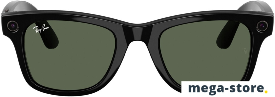 Умные очки Ray-Ban Meta Wayfarer Gen 2 RW4012 (черный глянцевый/зеленый)
