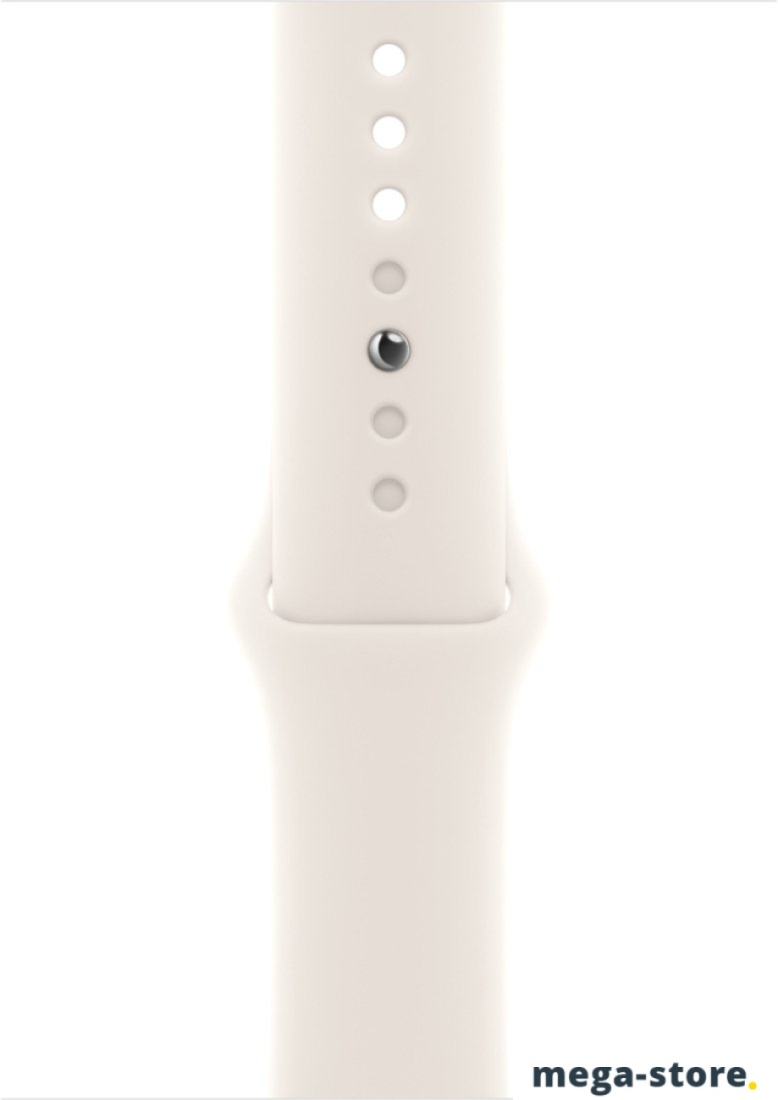 Умные часы Apple Watch SE 3 LTE 44 мм (алюминиевый корпус, звездный свет/звездный свет, спортивный силиконовый ремешок M/L)