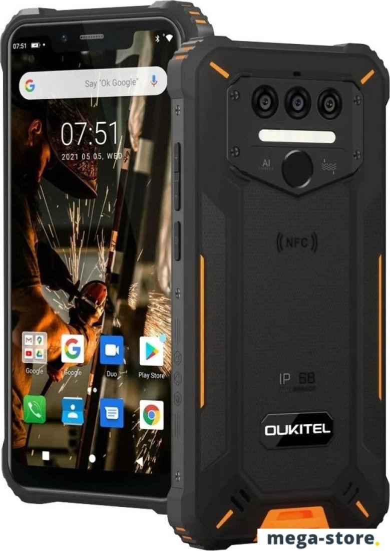 Смартфон Oukitel WP9 (оранжевый)
