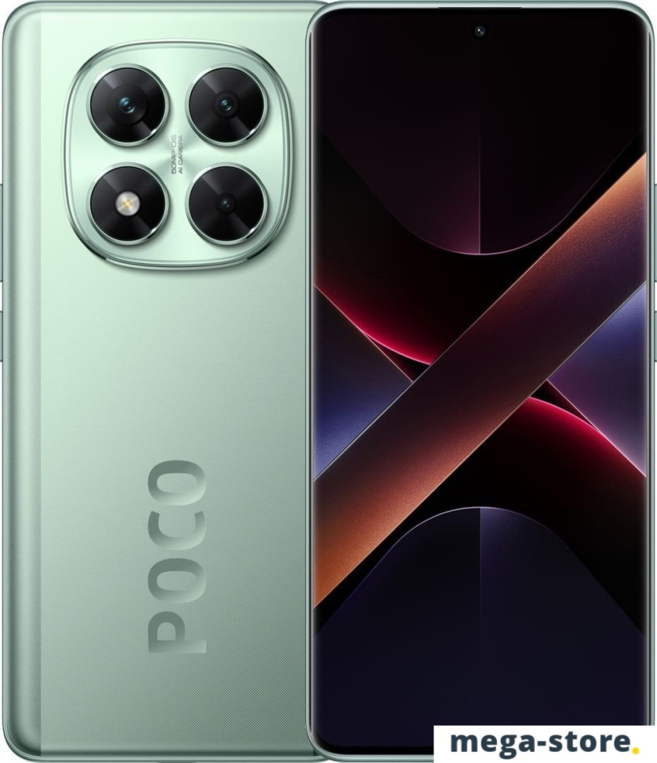 Смартфон POCO X7 12GB/512GB международная версия (зеленый)