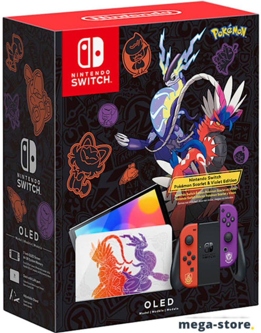 Игровая приставка Nintendo Switch OLED Pokеmon Scarlet and Violet Edition