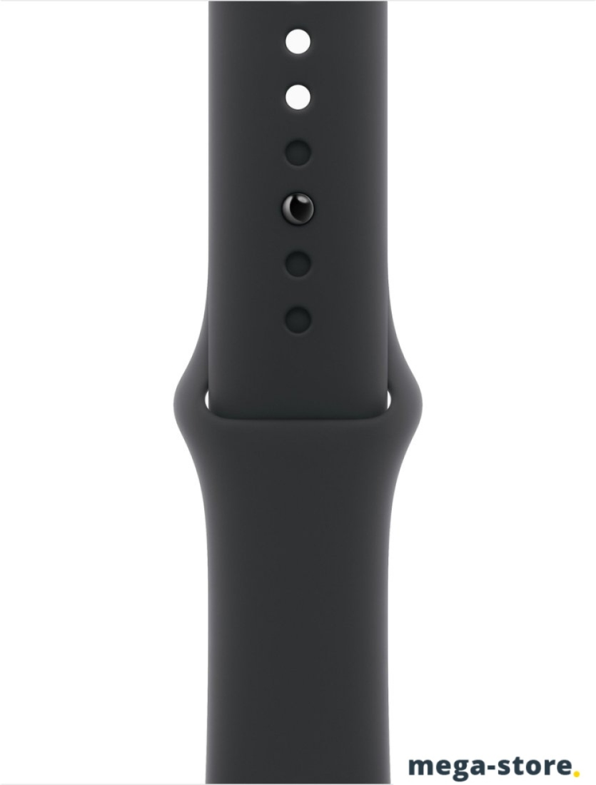 Умные часы Apple Watch Series 10 42 мм (алюминиевый корпус, черный/черный, спортивный силиконовый ремешок S/M)