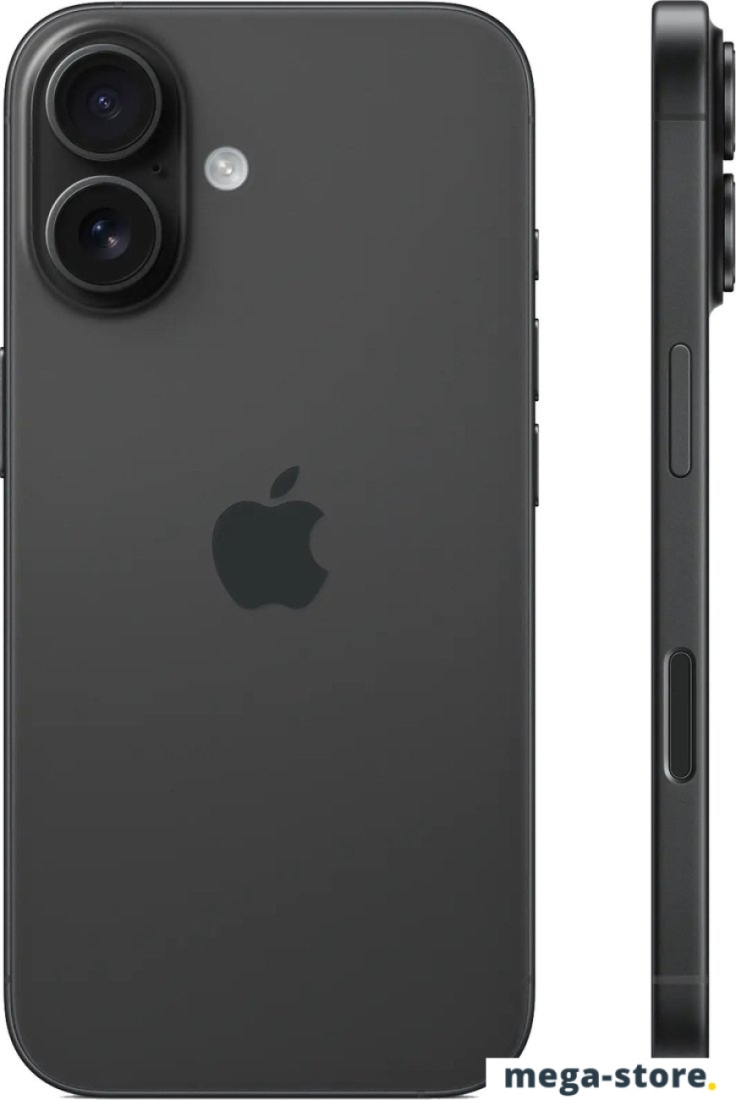 Смартфон Apple iPhone 16 256GB (черный)