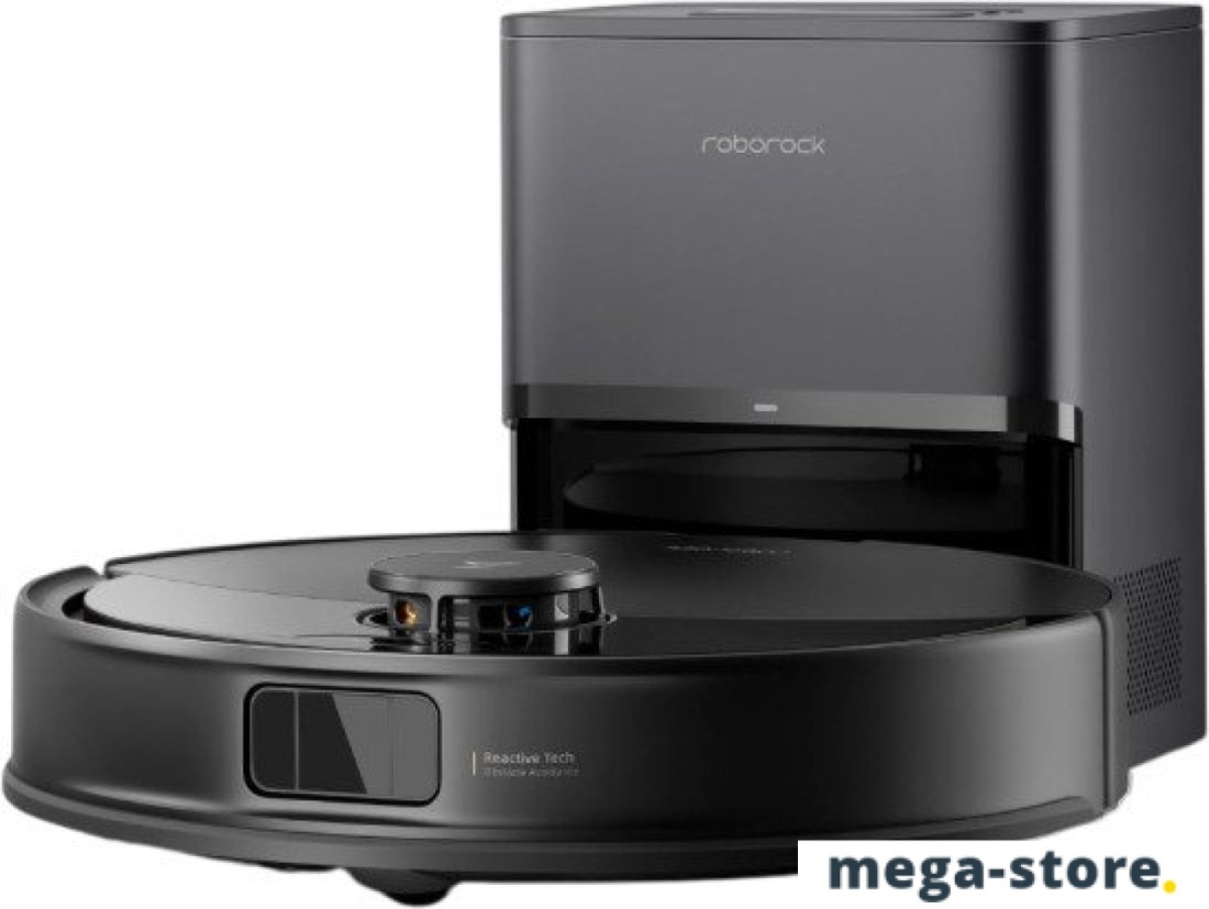 Робот-пылесос Roborock Q8 Max Pro+ Q8MPP52-02 (с русской озвучкой, черный)