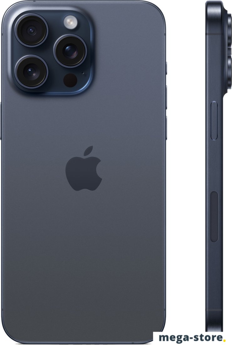Смартфон Apple iPhone 15 Pro Max Dual SIM 1TB (синий титан)
