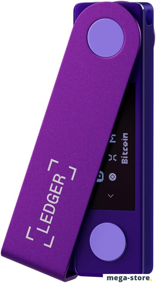 Аппаратный криптокошелек Ledger Nano X (фиолетовый аметист)