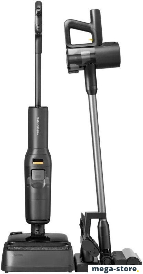 Пылесос Roborock Wet and Dry Vacuum Cleaner F25 Combo (с русской озвучкой, черный)